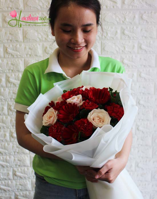 Bó hoa đồng tiền đẹp nhất tặng bạn gái
